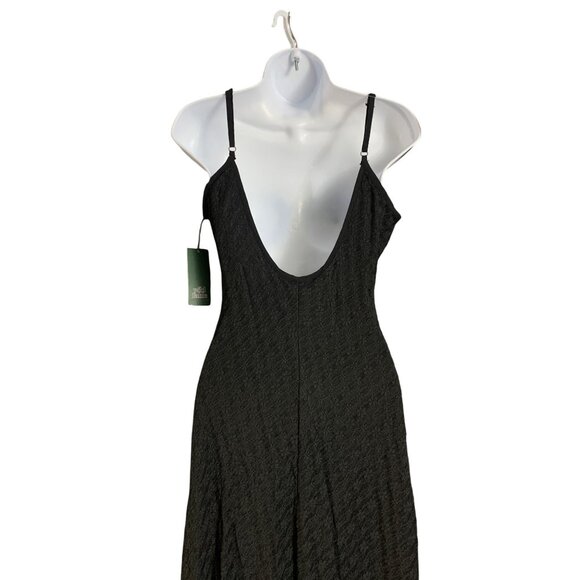 Wild Fable Womens Black Sleeveless Lace Midi Slip Dress Size XS - Picture 9 of 13